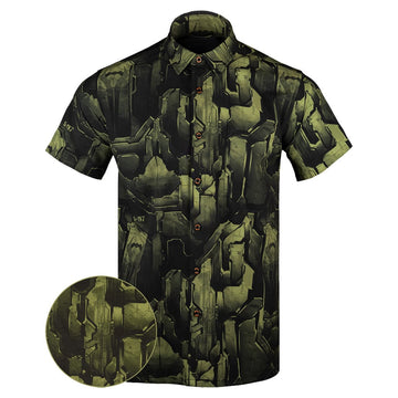 The Chief V2 Button Down Shirt Hawaiian Tactical Button Down Birthday Presents For Boyfriend – Moonbestprint