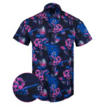 Tropics V2 Button Down Shirt Tactical Aloha Print Shirt Pro Gun Merch Christmas Gifts For Son – Moonbestprint