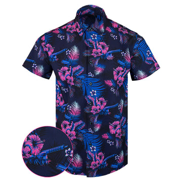 Tropics V2 Button Down Shirt Tactical Aloha Print Shirt Pro Gun Merch Christmas Gifts For Son – Moonbestprint