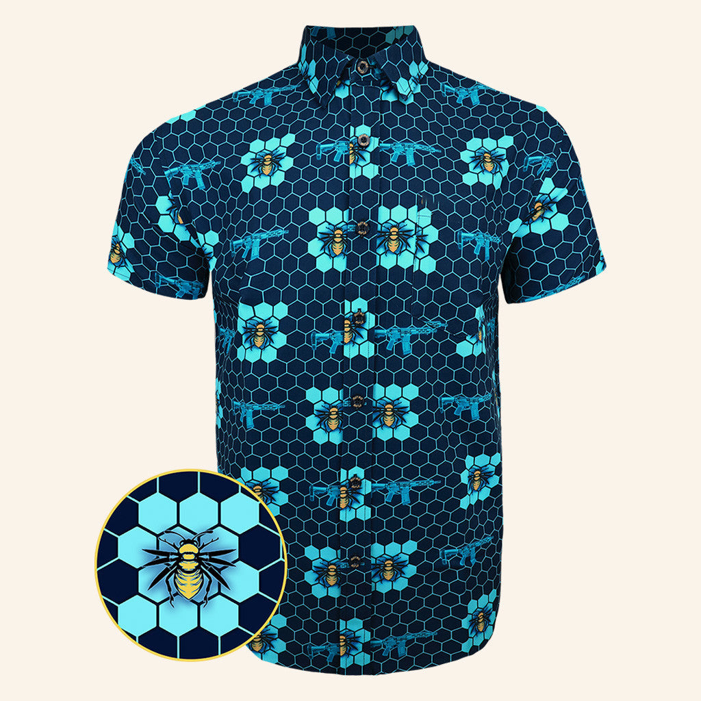 Sting Op Button Down Shirt Tactical Hawaiian Shirt Present For Father – Moonbestprint