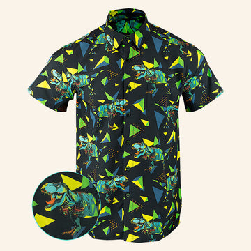 Small Arms Button Down Shirt Tactical Aloha Shirt Birthday Gift For Husband – Moonbestprint