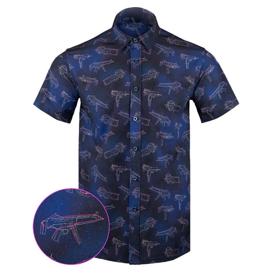 Zodiac Button Down Shirt Tactical Hawaiian Shirt Pro Gun Rights Merch Gifts For Husband – Moonbestprint