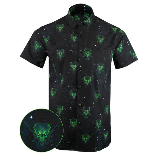 The Invader Button Down Shirt Hawaiian Tactical Button Down Birthday Gifts For Father – Moonbestprint