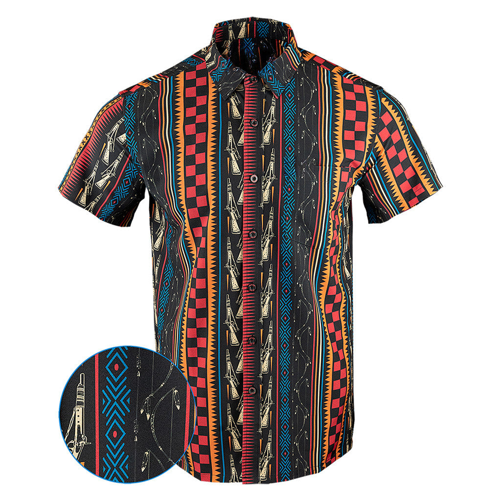 The Tribe Button Down Shirt Concealed Carry Hawaiian Shirt Pro Gun Merch Gun Lovers Gifts – Moonbestprint