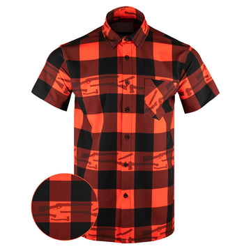 The Lumberjack Button Down Shirt Gun Print Hawaiian Shirt Gun Lovers Gifts For Brother – Moonbestprint
