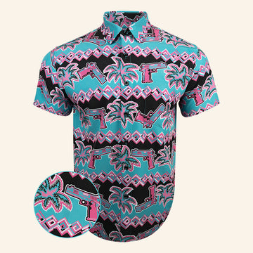 Sizzling Citrus Button Down Shirt Tactical Aloha Shirt Christmas Gifts For Brother – Moonbestprint