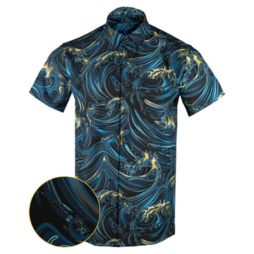 The Kraken Button Down Shirt Tactical Aloha Shirt Gift Ideas For Gun Lovers – Moonbestprint