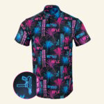 South Beach Button Down Shirt Hawaiian Tactical Button Down Gifts For Father – Moonbestprint