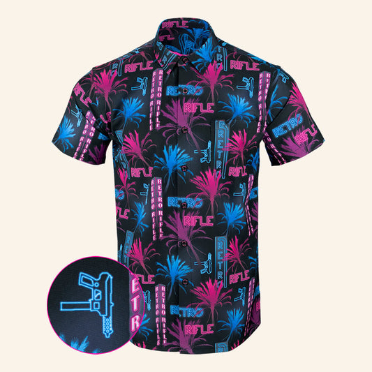 South Beach Button Down Shirt Hawaiian Tactical Button Down Gifts For Father – Moonbestprint