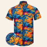 Surfs Up Button Down Shirt Tactical Shirt Hawaii Style Birthday Gift For Father – Moonbestprint