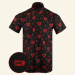 Shattered Black Button Down Shirt Hawaiian Tactical Button Down Gifts For Father – Moonbestprint
