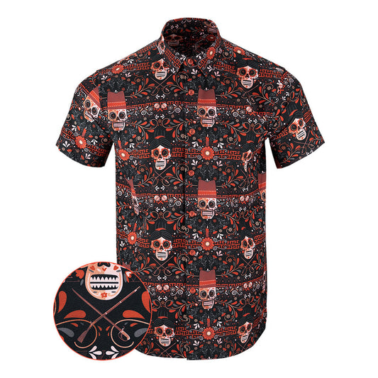 Zaragoza Button Down Shirt Hawaiian Tactical Button Down Dad Christmas Gifts – Moonbestprint