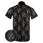 Thorned Button Down Shirt Tactical Shirt Hawaii Style Merch Gifts For Gun Lovers – Moonbestprint