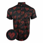 Wings Of Fury Button Down Shirt Tactical Hawaiian Shirt Gun Lovers Birthday Present For Husband – Moonbestprint