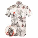 Seven Samurai Button Down Shirt Tactical Aloha Shirt Christmas Gifts For Dad – Moonbestprint
