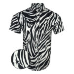 Zebra Button Down Shirt Hawaiian Tactical Button Down Pro Gun Rights Merch Gifts For Father – Moonbestprint