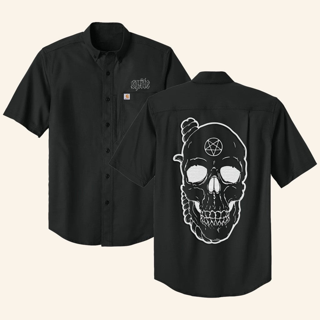 Spite Merch Skull Black Dedication Spite Hawaiian Shirt Unique Gifts For Husband – Moonbestprint