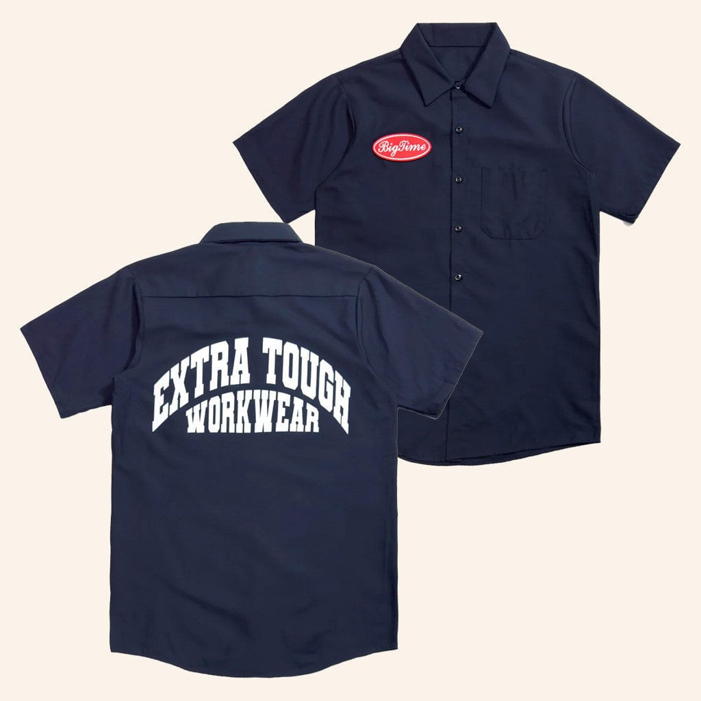 Bigtime Merch Extra Tough Work Hawaiian Shirt Present For Husband – Moonbestprint