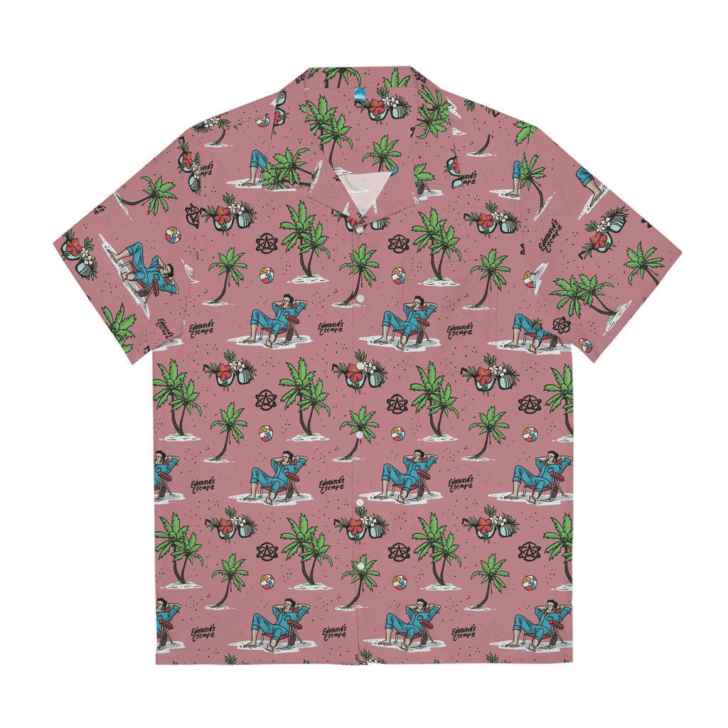 Bad Magic Merch Edmund's Escape Pink Hawaiian Shirt Gifts For Dudes – Moonbestprint