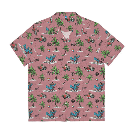 Bad Magic Merch Edmund's Escape Pink Hawaiian Shirt Gifts For Dudes – Moonbestprint