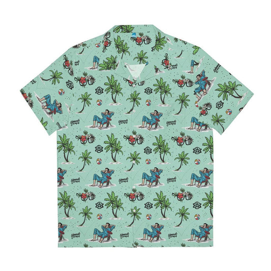 Bad Magic Merch Edmund's Escape Aqua Hawaiian Shirt Gifts For Dudes – Moonbestprint