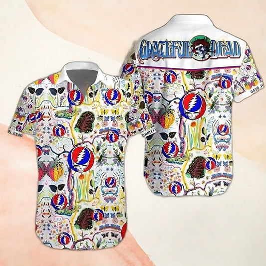 Grateful Dead Psychedelic Nature Hawaiian Shirt - Moonbestprint