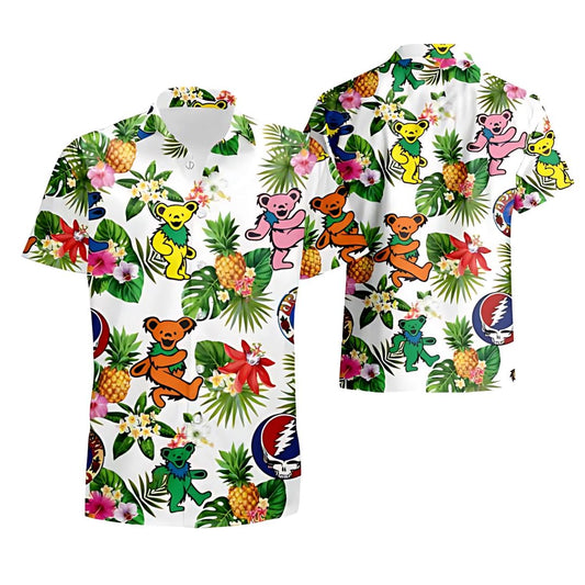 The Grateful Dead Rock Band Full Printed Hawaiian Shirt - Moonbestprint