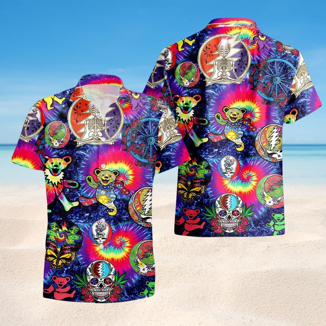 Psychedelic Paradise Grateful Dead Hawaiian Shirt – Moonbestprint