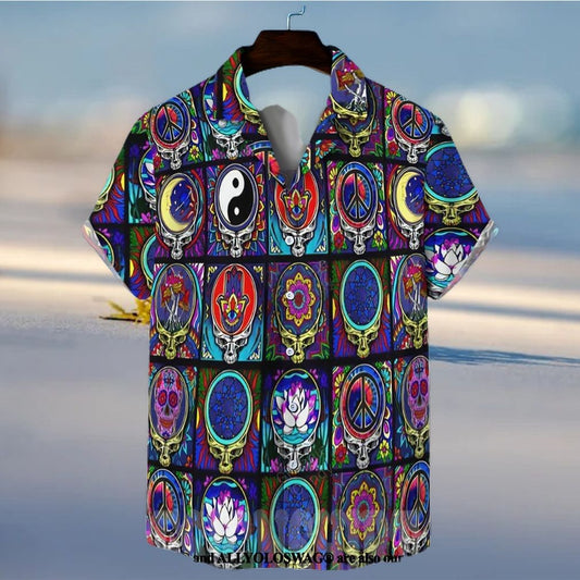 M And Ala Grateful Dead All Over Print Hawaiian Shirt - Moonbestprint