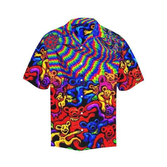 Grateful Dead Psychedelic Bears Hawaiian Shirt - Moonbestprint
