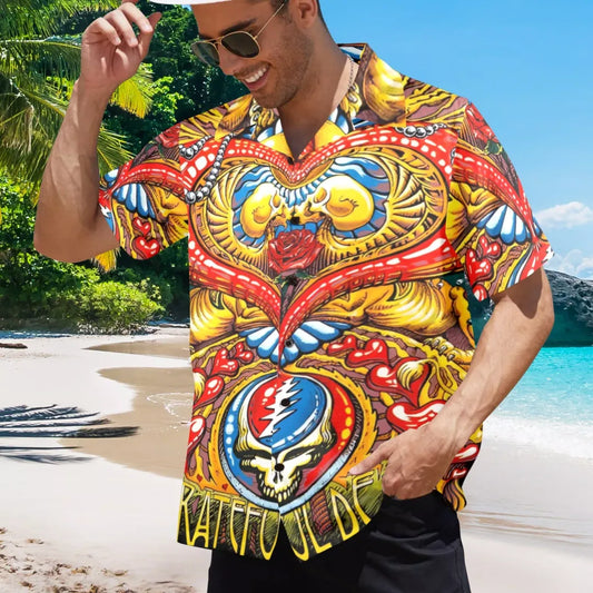 Grateful Dead Psychedelic Love Hawaiian Shirt - Moonbestprint