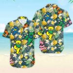 Grateful Dead Dancing Bears Pineapple Forest Hawaiian Shirt – Moonbestprint