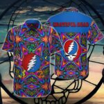 Grateful Dead Kaleidoscope Lightning Hawaiian Shirt – Moonbestprint