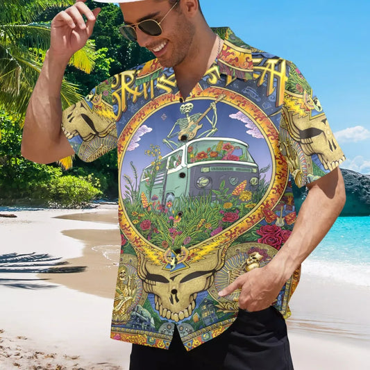 Grateful Dead Garden of Eden Hawaiian Shirt - Moonbestprint