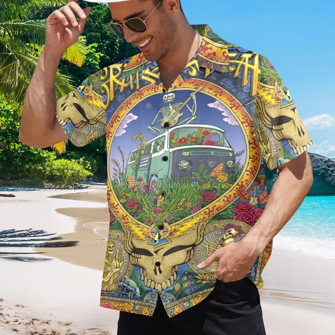 Grateful Dead Garden of Eden Hawaiian Shirt – Moonbestprint