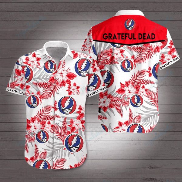 Grateful Dead Logos Hawaiian Shirt – Moonbestprint