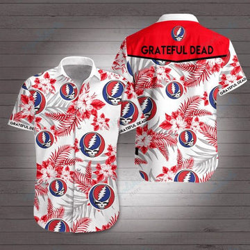 Grateful Dead Logos Hawaiian Shirt – Moonbestprint