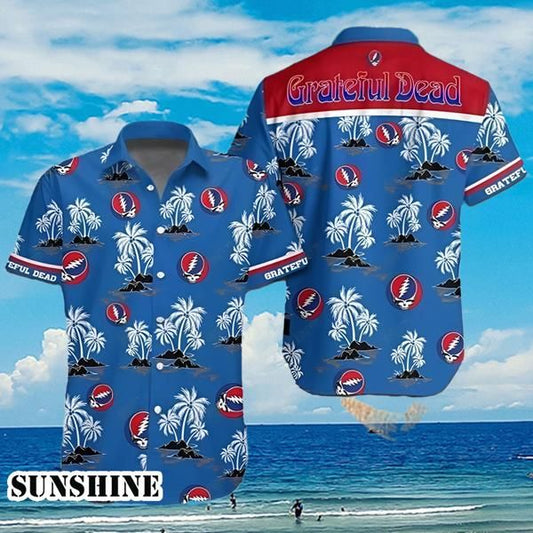 Rock Band Logo Grateful Dead Hawaiian Shirt - Moonbestprint