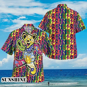 Grateful Dead Hippie Bears Aloha Shirt For Fans – Moonbestprint