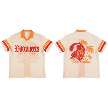 Tampa Bay Buccaneers Cream Cabana Aloha Hawaiian Shirt – Moonbestprint