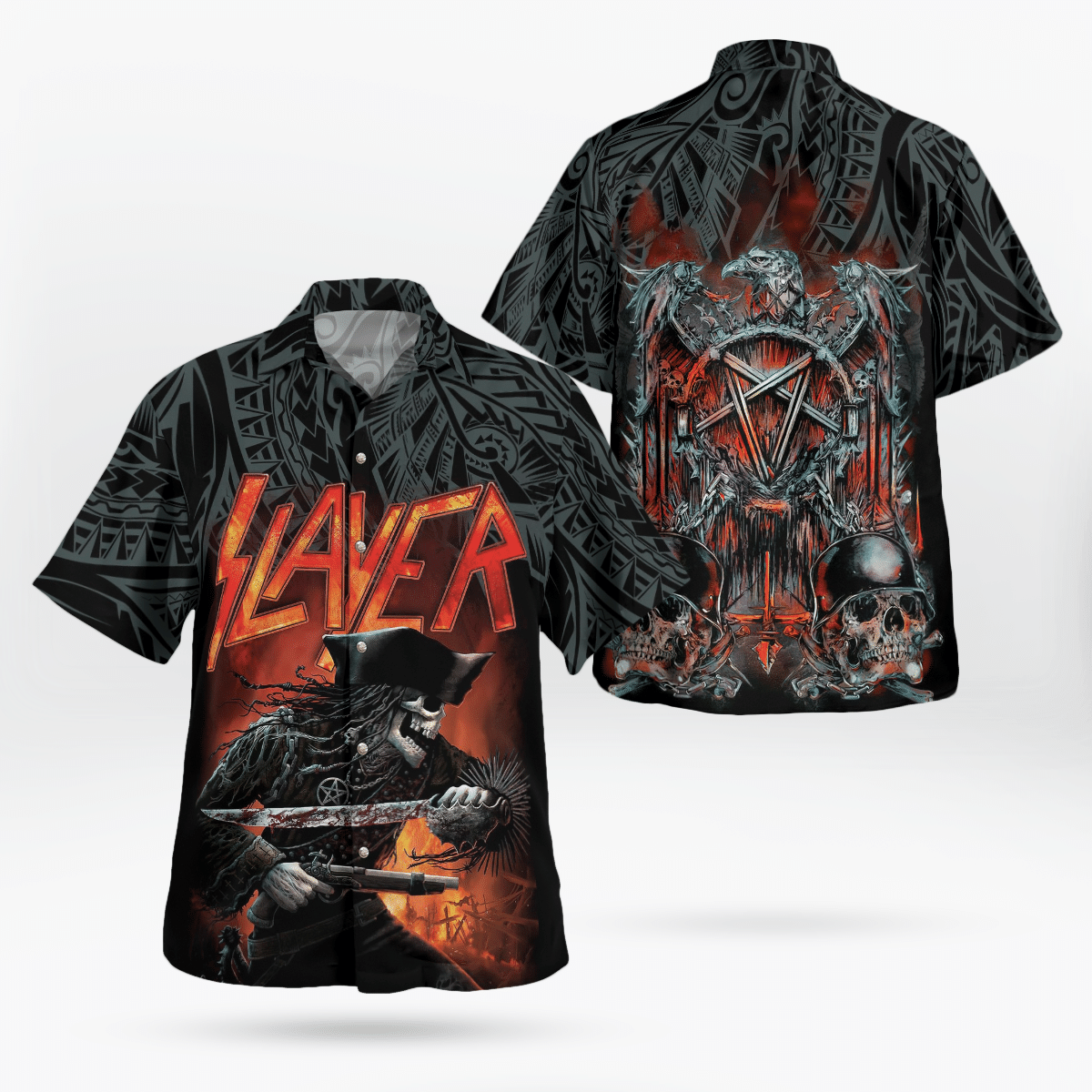 Slayer South of Heaven Aloha Hawaiian Shirt – Moonbestprint