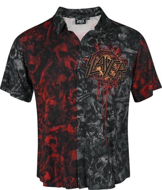 Slayer Thrash Metal Band Aloha Aloha Hawaiian Shirt - Moonbestprint