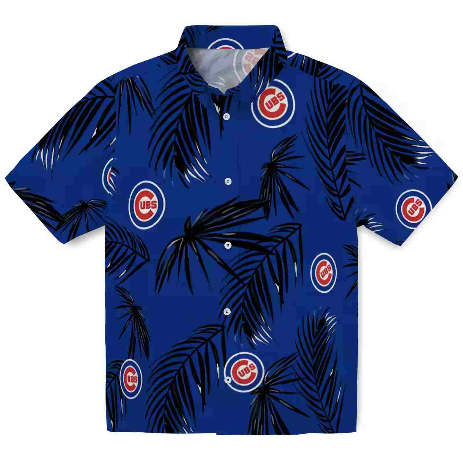 Chicago Cubs Palm Leaf Blue Aloha Hawaiian Shirt – Moonbestprint