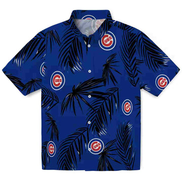 Chicago Cubs Palm Leaf Blue Aloha Hawaiian Shirt – Moonbestprint