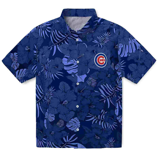 Chicago Cubs Jungle Vibes Blue Aloha Hawaiian Shirt - Moonbestprint