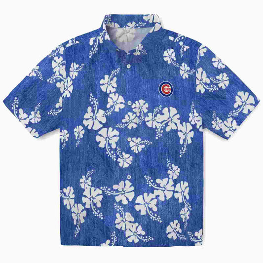 Chicago Cubs Hibiscus Clusters Blue Aloha Hawaiian Shirt – Moonbestprint
