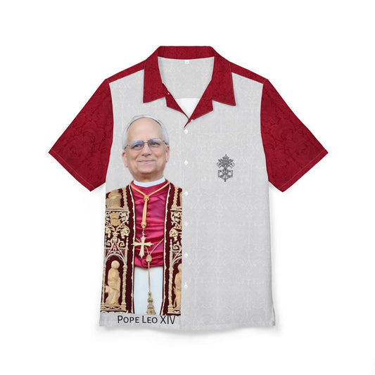 Pope Leo XIV Aloha Hawaiian Shirt - Moonbestprint