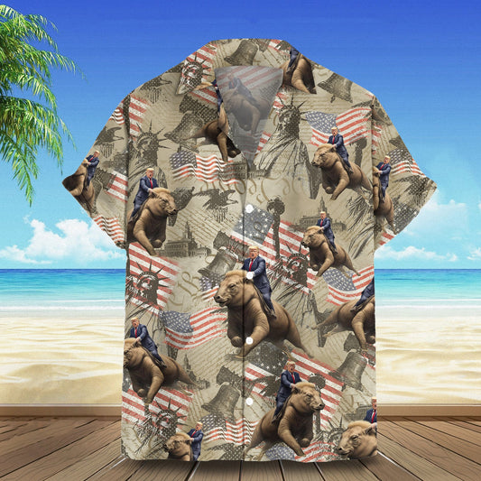 2026 Hawaiian Shirt Pro Patriotic Button Down Shirt Gifts For Father – Moonbestprint