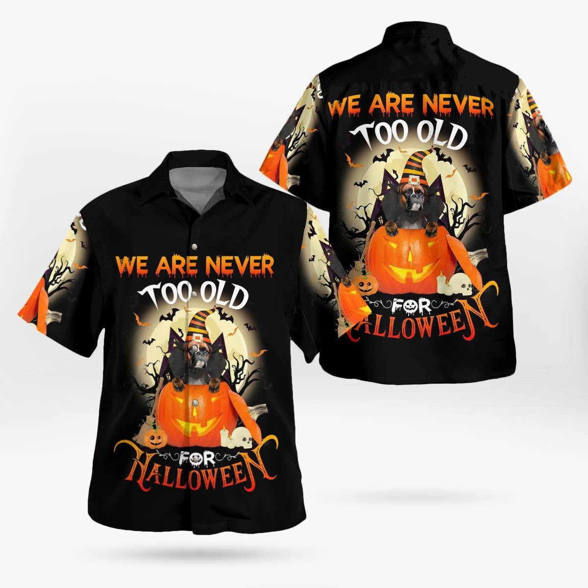 Boxer Halloween Hawaiian Shirt Best Valentine Day Gifts Ideas For Him Her – Moonbestprint
