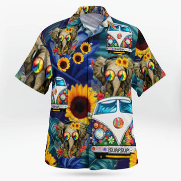 Elephant Hawaiian Shirt Unisex Streetwear Unique Birthday Gifts For Dad – Moonbestprint